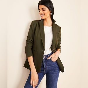 Ann Taylor Hutton Blazer - Olive Green